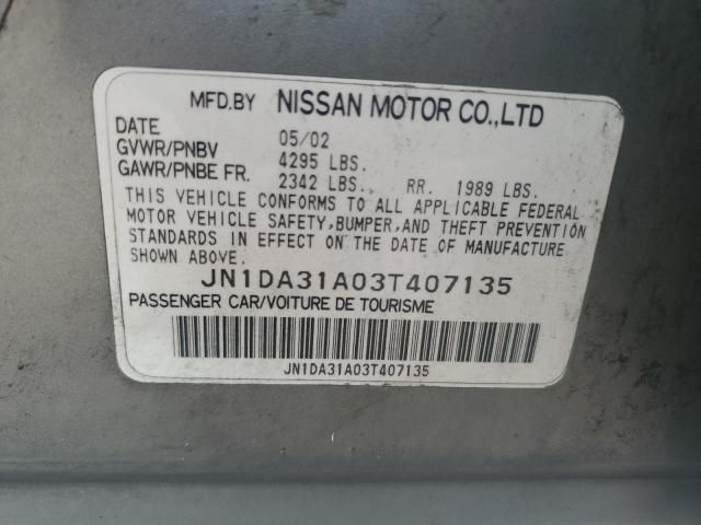 2003 Nissan Maxima GLE