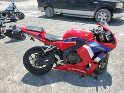 Salvage motorcycles for sale at Lebanon, TN auction: 2024 Honda CBR600 RR