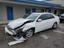 Salvage cars for sale at Fort Pierce, FL auction: 2006 Honda Accord EX