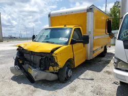 Salvage trucks for sale at New Orleans, LA auction: 2017 GMC Savana Cutaway G3500