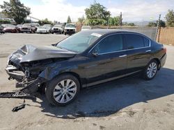 Salvage cars for sale at San Martin, CA auction: 2015 Honda Accord EX