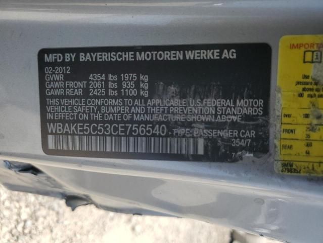 2012 BMW 328 I Sulev