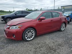 Salvage cars for sale from Copart Ontario Auction, ON: 2011 Lexus CT 200