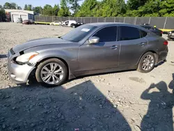 Salvage cars for sale at Waldorf, MD auction: 2012 Infiniti M35H