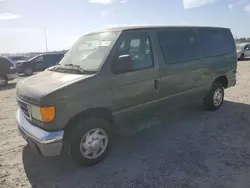 Salvage cars for sale at Antelope, CA auction: 2004 Ford Econoline E350 Super Duty Wagon
