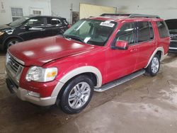 Salvage cars for sale from Copart Davison, MI: 2010 Ford Explorer Eddie Bauer