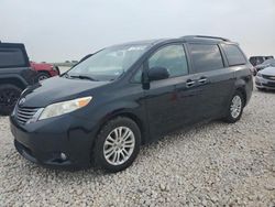 Salvage cars for sale at Temple, TX auction: 2017 Toyota Sienna XLE