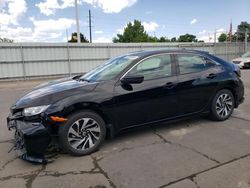 Salvage cars for sale at Littleton, CO auction: 2018 Honda Civic LX