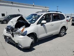 Salvage cars for sale at Farr West, UT auction: 2015 Subaru Forester 2.5I Premium