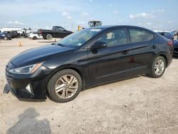 Salvage cars for sale at Houston, TX auction: 2019 Hyundai Elantra SEL