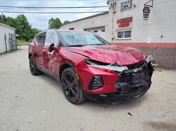 Salvage cars for sale at West Mifflin, PA auction: 2021 Chevrolet Blazer RS
