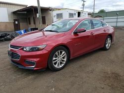 Salvage cars for sale from Copart New Britain, CT: 2016 Chevrolet Malibu LT