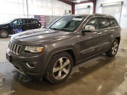 Jeep salvage cars for sale: 2015 Jeep Grand Cherokee Overland