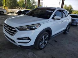 Salvage cars for sale at Gaston, SC auction: 2017 Hyundai Tucson Limited