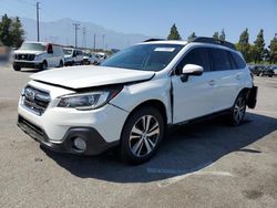 Salvage cars for sale at Rancho Cucamonga, CA auction: 2018 Subaru Outback 2.5I Limited