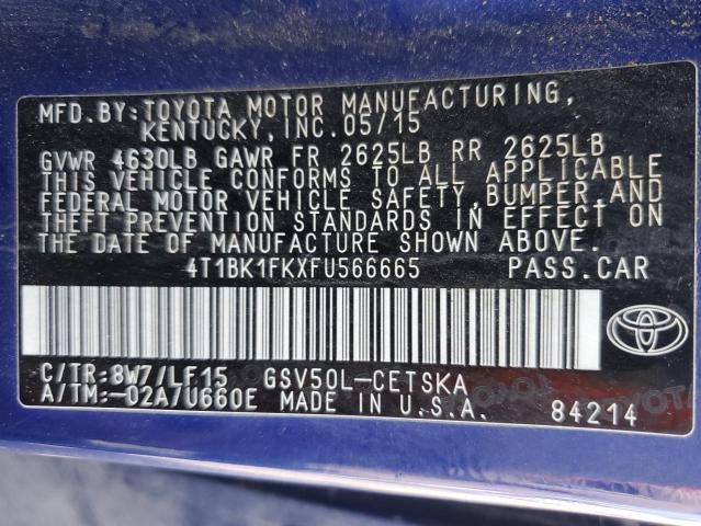 2015 Toyota Camry XSE