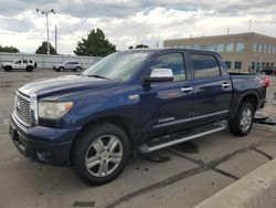 Toyota Tundra Vehiculos salvage en venta: 2010 Toyota Tundra Crewmax Limited