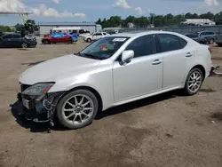 Salvage cars for sale at Pennsburg, PA auction: 2008 Lexus IS 250