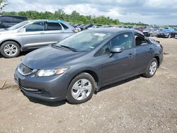 Honda salvage cars for sale: 2013 Honda Civic LX