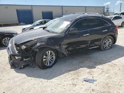 Salvage cars for sale at Haslet, TX auction: 2014 Infiniti QX70