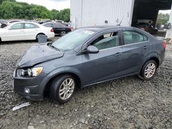 Salvage cars for sale at Windsor, NJ auction: 2012 Chevrolet Sonic LT