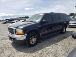 Salvage cars for sale from Copart Sacramento, CA: 2001 Ford Excursion XLT