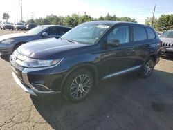 Carros dañados por granizo a la venta en subasta: 2017 Mitsubishi Outlander ES