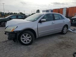 Salvage cars for sale at Cahokia Heights, IL auction: 2003 Honda Accord EX