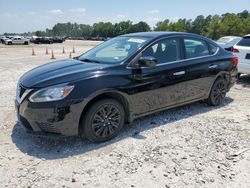 Salvage cars for sale at Houston, TX auction: 2016 Nissan Sentra S