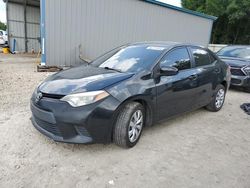 Salvage cars for sale at Midway, FL auction: 2014 Toyota Corolla L