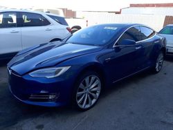 Salvage cars for sale at North Las Vegas, NV auction: 2016 Tesla Model S