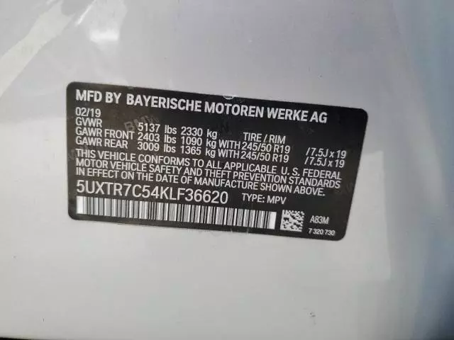2019 BMW X3 SDRIVE30I