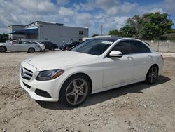 Carros salvage sin ofertas aún a la venta en subasta: 2016 Mercedes-Benz C300