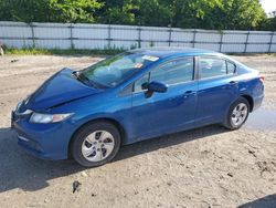 Salvage cars for sale at Hampton, VA auction: 2015 Honda Civic LX