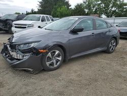 Honda salvage cars for sale: 2019 Honda Civic LX