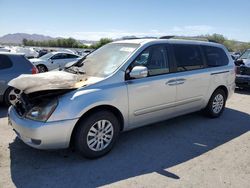 Salvage cars for sale at Las Vegas, NV auction: 2012 KIA Sedona LX