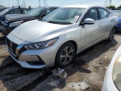 Nissan salvage cars for sale: 2021 Nissan Sentra SV