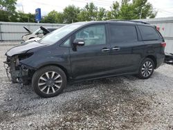 Carros salvage sin ofertas aún a la venta en subasta: 2018 Toyota Sienna XLE