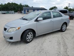 Salvage cars for sale from Copart Midway, FL: 2009 Toyota Corolla Base