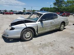 Salvage cars for sale at Lexington, KY auction: 2000 Chevrolet Monte Carlo LS
