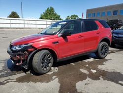 Salvage cars for sale from Copart Littleton, CO: 2019 Land Rover Discovery Sport HSE