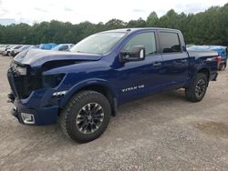 Salvage cars for sale at Charles City, VA auction: 2019 Nissan Titan SV