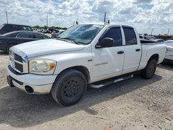 Salvage cars for sale at Temple, TX auction: 2007 Dodge RAM 1500 ST