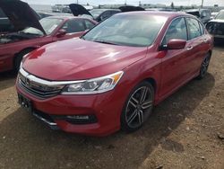 Salvage cars for sale at Elgin, IL auction: 2016 Honda Accord Sport