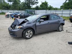 Honda salvage cars for sale: 2014 Honda Civic LX