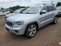 Jeep Grand Cherokee Overland salvage cars for sale: 2012 Jeep Grand Cherokee Overland