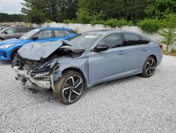 Salvage cars for sale at Fairburn, GA auction: 2022 Honda Accord Sport