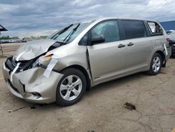 Salvage cars for sale at Woodhaven, MI auction: 2017 Toyota Sienna