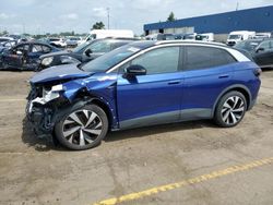 Salvage cars for sale at Woodhaven, MI auction: 2021 Volkswagen ID.4 First Edition