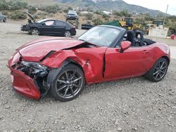 Mazda mx-5 Miata Grand Touring salvage cars for sale: 2016 Mazda MX-5 Miata Grand Touring